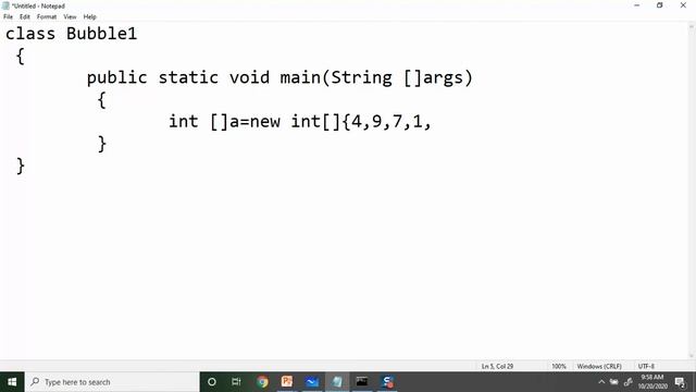 #16 Java Tutorial for beginners in Hindi | Bubble Sort in Java | Sorting in Java