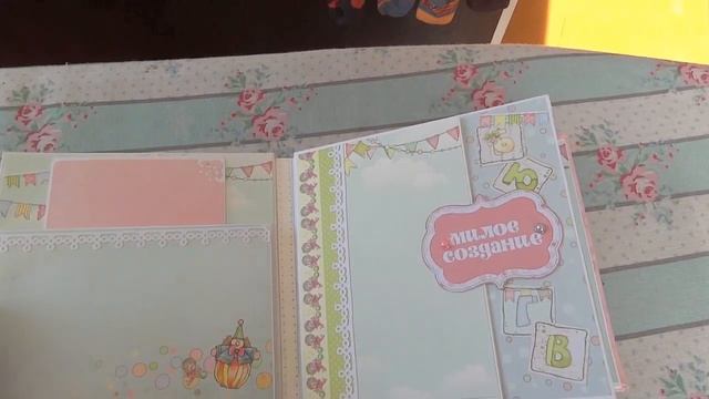 Скрапбукинг/Розовый Альбом для Девочки/Обзор смотреть онлайн