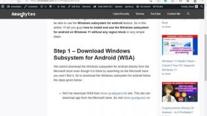 Windows Subsystem For Android - Install Android Apps On Windows 11