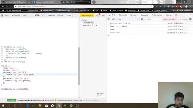 Javascript closure under 10 mins
