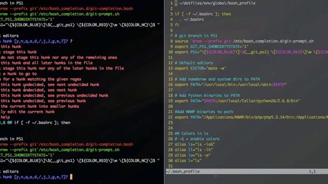 Intro to git add -p (patch mode) tutorial смотреть онлайн