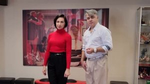 Танго-мелочи 14. Прерванный шаг с  болео.