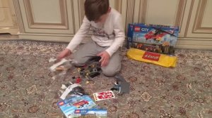 Распаковка Лего пожарный самолёт!