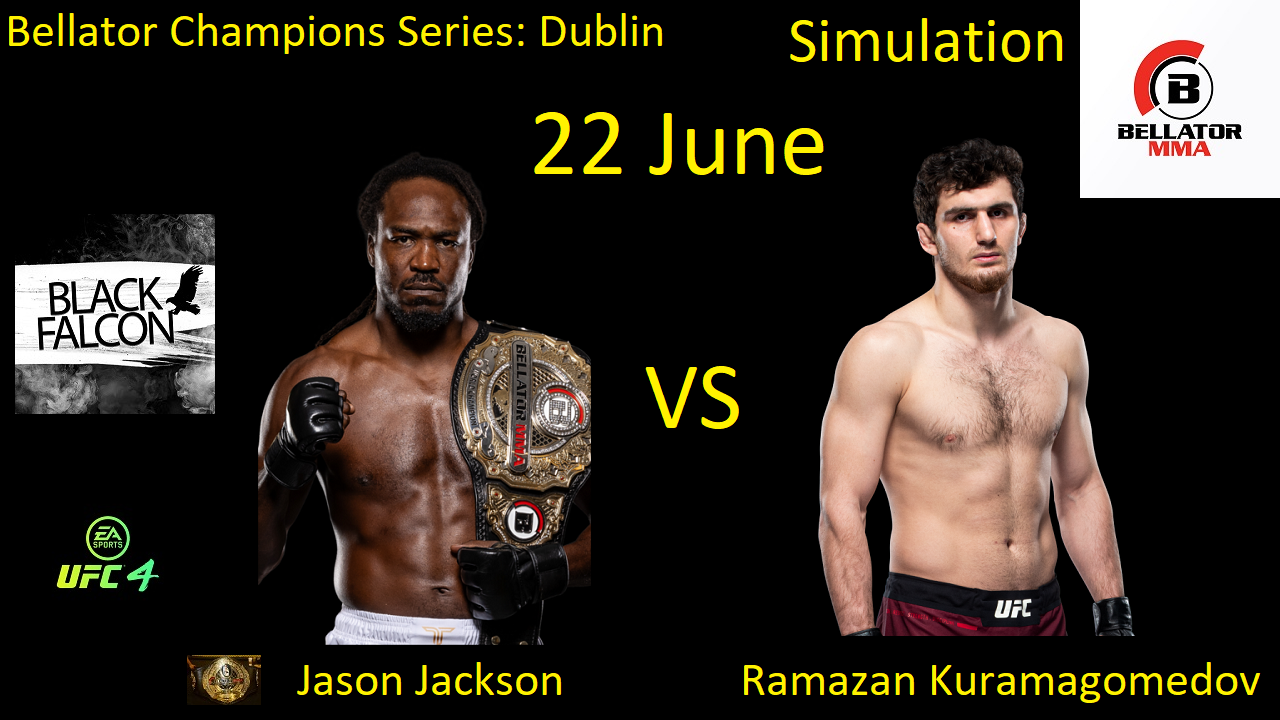 Джейсон Джексон против Рамазана Курамагомедова БОЙ В UFC 4/ BELLATOR CHAMPIONS SERIES: DUBLIN