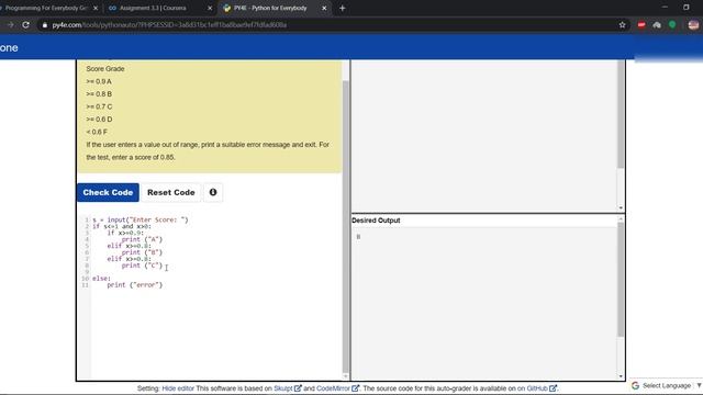 Programming for Everybody (Getting Started with Python), Week(1-7), All Quiz Answers.