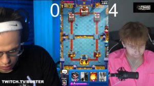 БУСТЕР ИГРАЕТ ПРОТИВ СТРОГО В КЛЕШ РОЯЛЬ! БУСТЕР БУДЕТ ТОП 1?