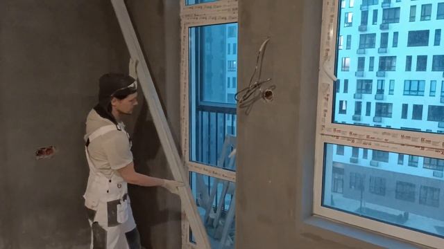 Механизированная штукатурка стен смотреть онлайн