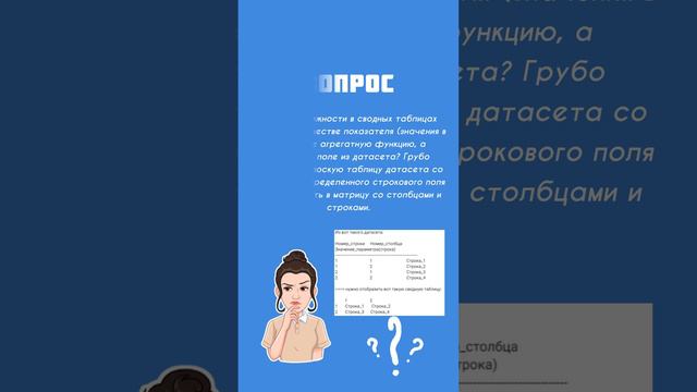 Можно ли сделать агрегацию текста в сводных таблицах DataLens. Уроки для начинающих #shorts