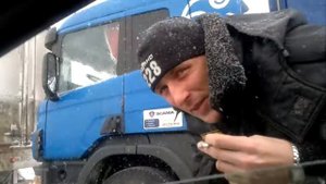 трасса М4 Дон. снежные заторы...