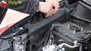 Установка упоров капота (амортизаторов) на Mitsubishi ASX (www.upora net)