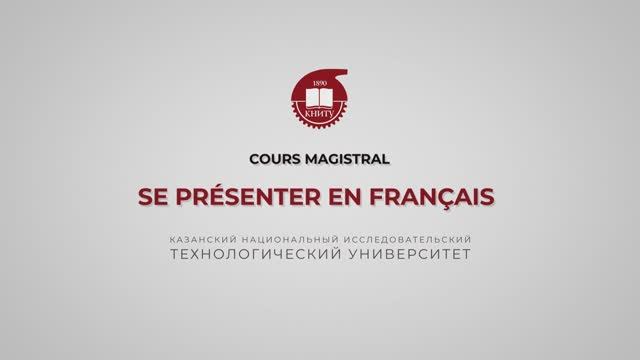 Se présenter en français