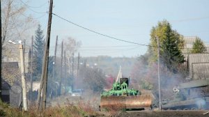 Демонтаж аварийных построек сводным отрядом Минобороны России в Тулуне