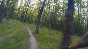 На велосипеде от больницы до кладбища. Вечерний проезд по трейлу в Горячем Ключе