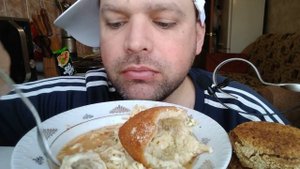 МУКБАНГ Бигбон и котлеты/ОБЖОР котлета по киевски