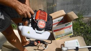 Сборка и запуск бензокосы (триммера) ч.1