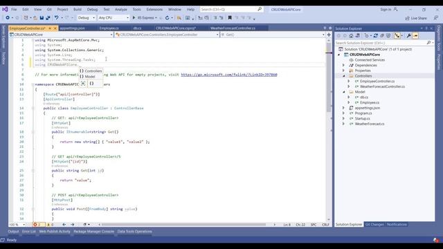 CRUD Operations in ASP.NET Core 5 Web API with Store Procedure