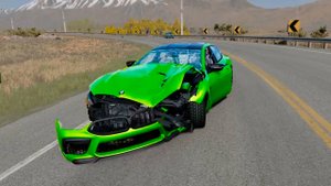 Подборка реалистичных аварий Выпуск №26 Beamng.drive