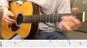 Fuller Blues - Merle Travis (With Tab) - Watch and Learn Fingerstyle Guitar Lesson