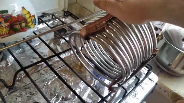Чиллер как водонагреватель во время планового отключения воды летом.