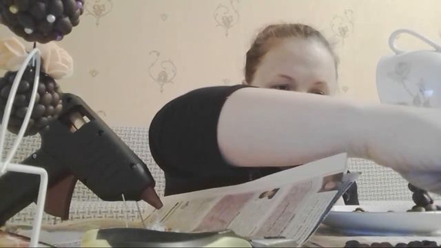 Кофейный Водопад Часть 2.Продолжаю оформлять кофейный чашечку