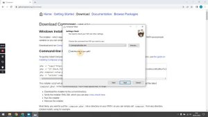 Install Composer Windows 10