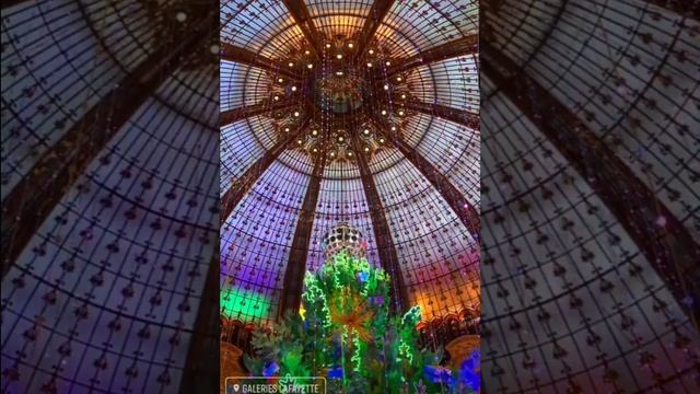 ?GALLERIES LAFAYETTE IN PARIS #shorts #trending #viral #gallerieslafayette #paris #france