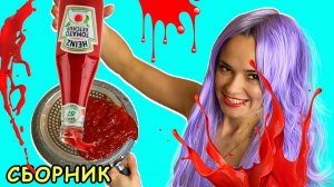 Куклы ЛОЛ в реальной жизни Мария, Вика и Маша против бандитов! Сборник Real Life LOL Dolls