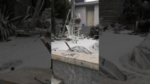 Бурение с пеной по мергелю, сир 110,коронка 130мм.