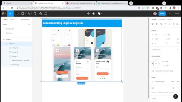 3. Moodboard Holiday App Design Using Figma смотреть онлайн