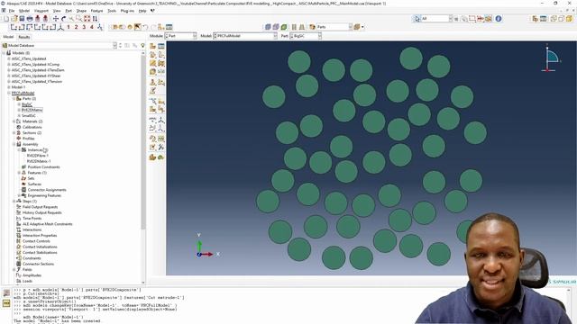 How to model highly compact  particulate reinforced composite