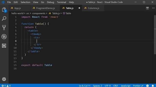 ReactJS Tutorial - 25 - Fragments