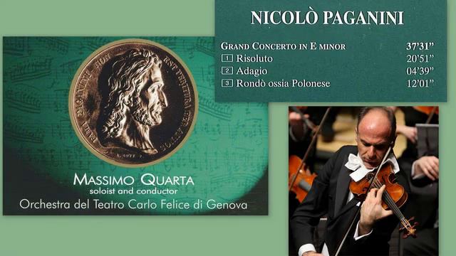 Niccolo Paganini: Violin Concerto No. 6 (aka. No. 0) in E Minor, MS 75, Massimo Quarta смотреть онлайн