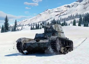 Бой на советских танках Т-26 и БТ-5 в локации "Ледяной перевал", War Thunder.