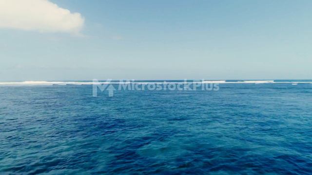 Flying over the crystal clear ocean 3 смотреть онлайн