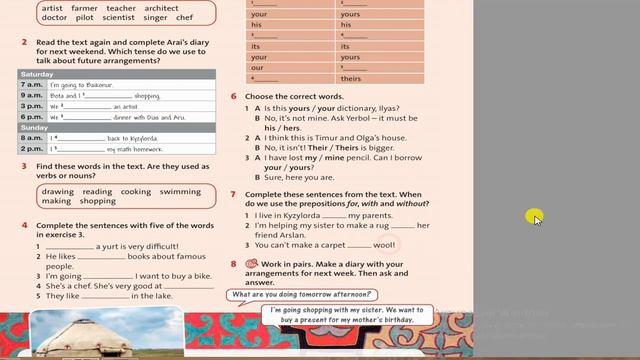 Ағылшын тілі 5 сынып 90-91 бет/English plus grade 5 p 90-91