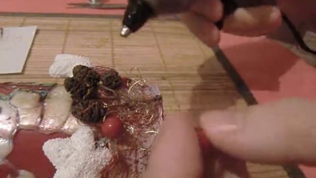 Новогодний декор свечи. Как украсить свечу. смотреть онлайн