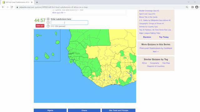 I Named all 956 First Level Subdivisions of Africa смотреть онлайн