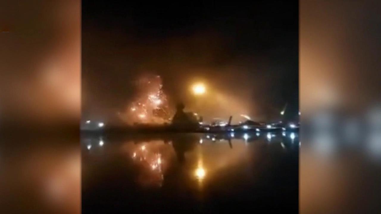 Российские военные нанесли групповой удар беспилотниками по порту Рени в Одесской области