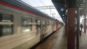 Движение пригородных поездов Второго и Четвёртого диаметров на станции МЦД Площадь Трëх Вокзалов
