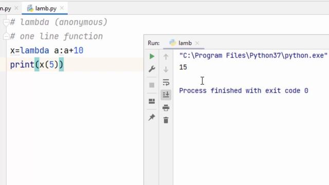 Lambda Function in Python | What is Lambda in Python | Python for beginners - 97