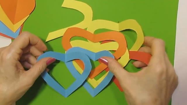 Новогодняя Гирлянда из цветной бумаги А4 своими руками. украшение гирлянда из цветной бумаги.DIY/ смотреть онлайн