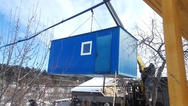 Как перевезти бытовку в Челябинске? Аренда манипулятора от 1 часа смотреть онлайн