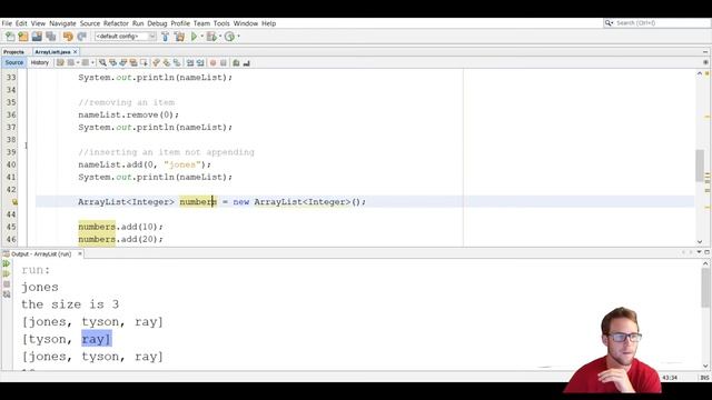How to use ArrayList in JAVA (Enhanced for loop) - 2019