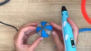 Как рисовать 3D ручкой объемный Воздушный Шар по шагам | Balloon with a 3D pen step by step