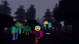 Хиробрин призвал зомби в маинкравт😨‼️/Клешня Minecraft👍