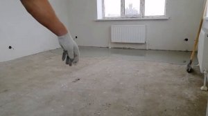 Наливной пол. Все этапы. Идеально ровный пол.