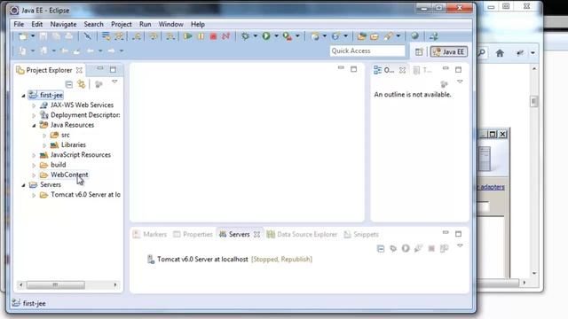 Use of Eclipse IDE for Java EE Developers. Java-web, Servlet and JSP 4