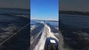 Покатушки на лыжах Прогресс4 + Suzuki dt30