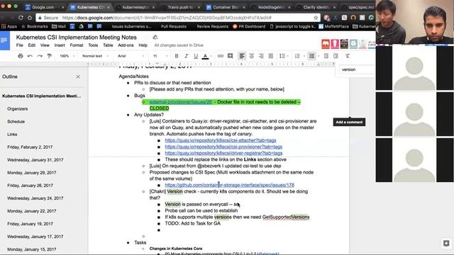 Kubernetes SIG Storage - CSI Implementation Workgroup 20180202 смотреть онлайн