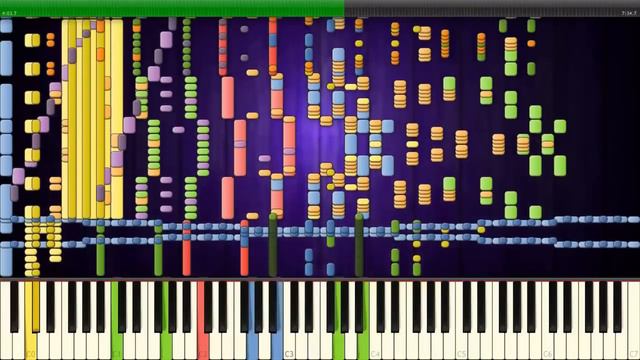 Synthesia: Touhou 11 - Hartmann's Youkai Girl | 58,000+ Notes | Black MIDI смотреть онлайн